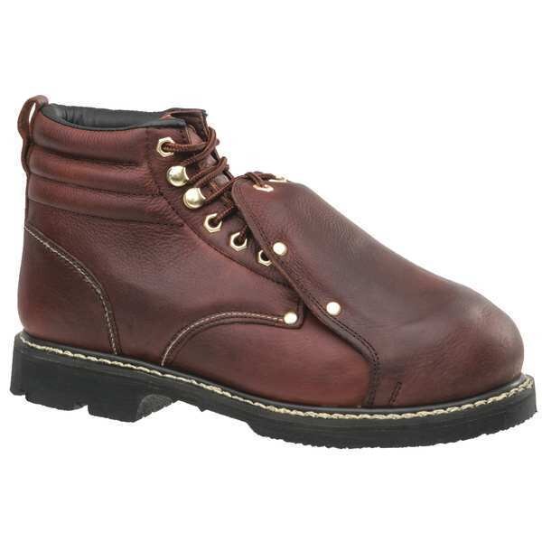 Golden Retriever Outdoor Footwear Men's 6-Inch Work Boot, 7 1/2 D, Steel Toe, 6 in H, Brown, 8940 - 8940