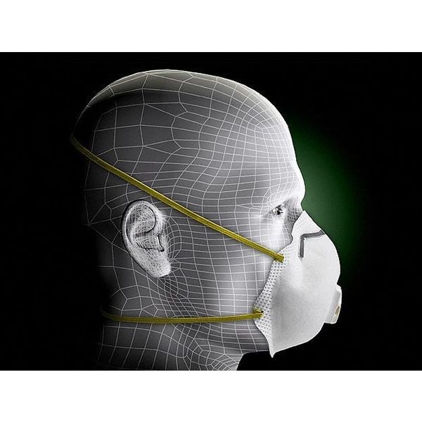 3M N95 Disposable Respirator, 8511, Cool Flow Exhalation Valve, Dual Headstrap, Nose Clip, Pack of 10 - 8511