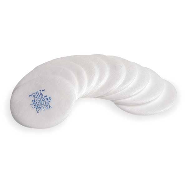Honeywell North Filter, N, White, North Full or Half Mask Respirators - 7506N95