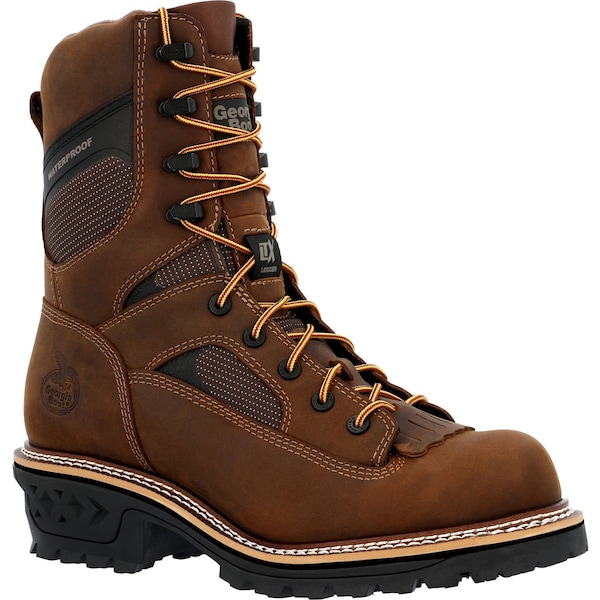 Georgia Boot LTX, Men's 9 in Composite Toe Logger Work Boot, Brown, 11.5, M, GB00617 - GB00617