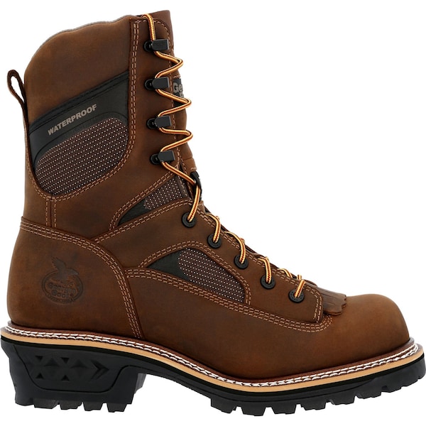 Georgia Boot LTX, Men's 9 in Composite Toe Logger Work Boot, Brown, 11.5, M, GB00617 - GB00617