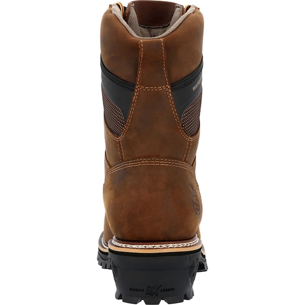 Georgia Boot LTX, Men's 9 in Composite Toe Logger Work Boot, Brown, 11.5, M, GB00617 - GB00617