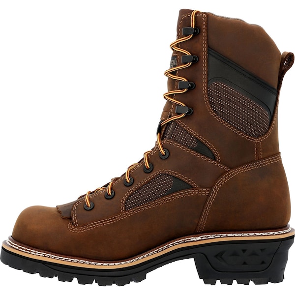 Georgia Boot LTX, Men's 9 in Composite Toe Logger Work Boot, Brown, 11.5, M, GB00617 - GB00617