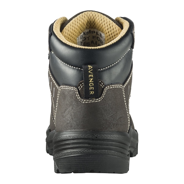 Avenger Safety Footwear Women Carbon Nano-Fiber Toe FOUNDATION MET CN PR, WOMENS PR, Brown, 8.5, Wide - A7452-8.5W