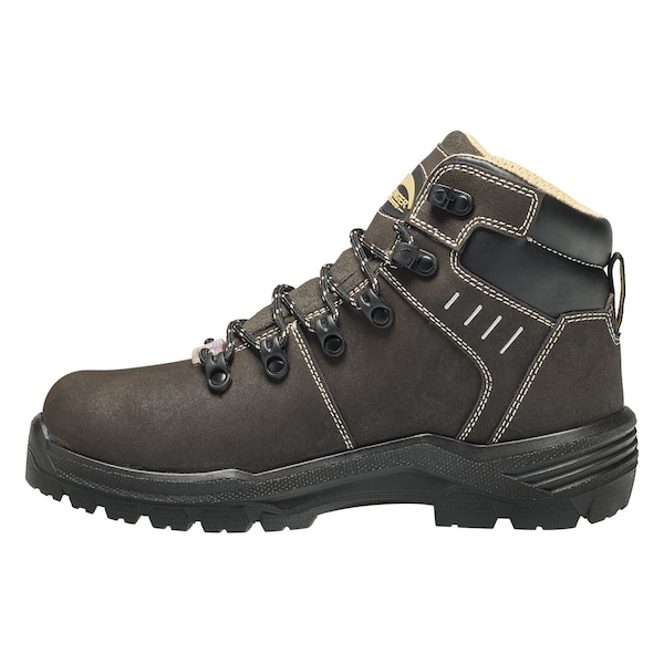 Avenger Safety Footwear Women Carbon Nano-Fiber Toe FOUNDATION MET CN PR, WOMENS PR, Brown, 8.5, Wide - A7452-8.5W