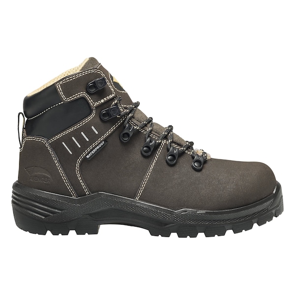 Avenger Safety Footwear Women Carbon Nano-Fiber Toe FOUNDATION MET CN PR, WOMENS PR, Brown, 8.5, Wide - A7452-8.5W