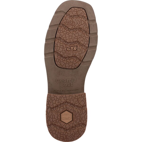 Georgia Core 37, Men's Work Boot, 9.5 M, Leather, 11 in Height, Brown Rust - GB00693