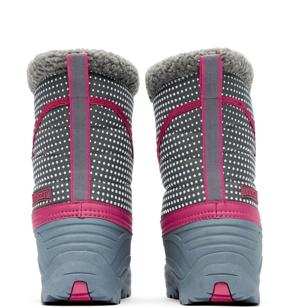 Ranger Youth Winter Boot, 9 M, 8 in H, Pink and Gray - RGSBC40