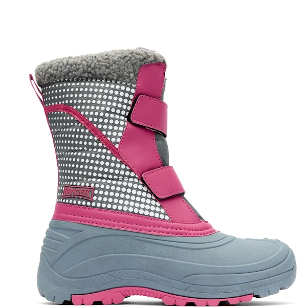 Ranger Youth Winter Boot, 9 M, 8 in H, Pink and Gray - RGSBC40