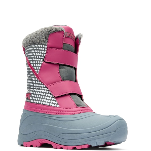 Ranger Youth Winter Boot, 9 M, 8 in H, Pink and Gray - RGSBC40