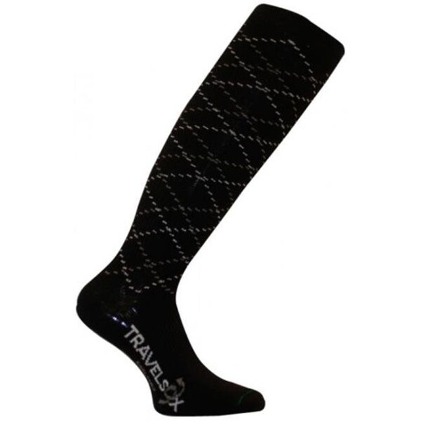 Travelsox Travelsox TS 5000W Patented Graduated Compression OTC Socks 10-18 Mmhg; Black - Medium - TS5000W_BK_MD