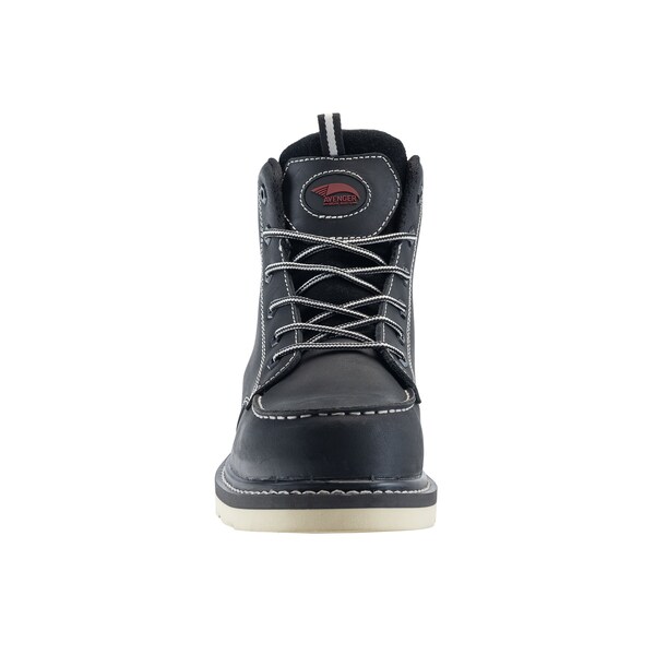 Avenger Safety Footwear Men's Carbon Nano-Fiber Toe WEDGE CN PR, MENS PR, Black, 11, Medium, A7508 - A7508-11M