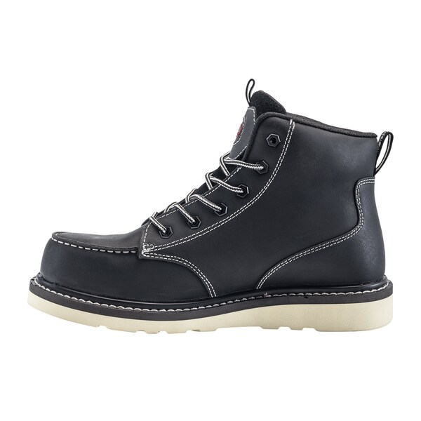 Avenger Safety Footwear Men's Carbon Nano-Fiber Toe WEDGE CN PR, MENS PR, Black, 11, Medium, A7508 - A7508-11M