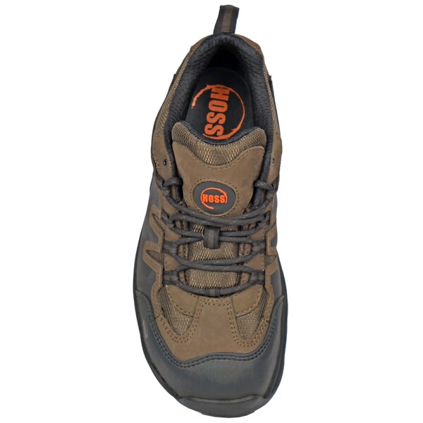 Hoss Boot Co Men's Oblique Aluminum Toe Work Shoe, Brown, 17, 6E, 50238 - 50238