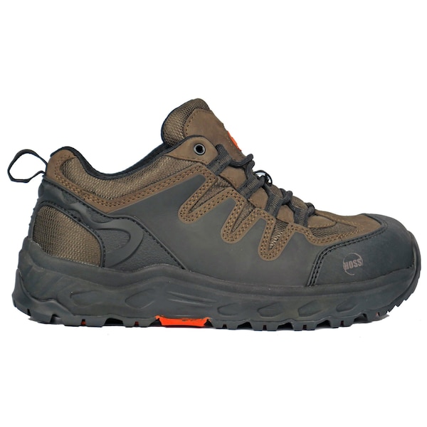 Hoss Boot Co Men's Oblique Aluminum Toe Work Shoe, Brown, 17, 6E, 50238 - 50238