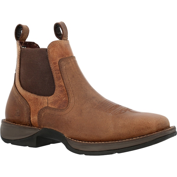 Durango Men's Western Boot, 6.5 M, Leather, 6 in H, Old Town Brown/Tan - DDB0460