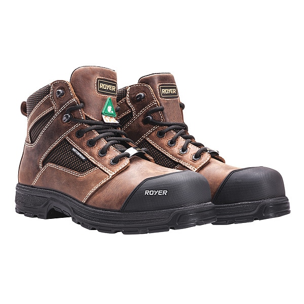 Royer AGILITY(TM) ARCTIC GRIP(R), Men's 6 in Composite Toe 6-Inch Work Boot, Brown, 12, R, 5628AG - 5625AG
