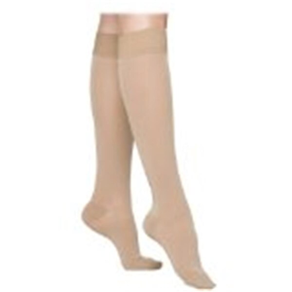 Sigvaris Select Comfort 863CLLW66-S 30-40 mmHg Womens With Grip Top Calf- Large- Long - Crispa - 863CLLW66/S