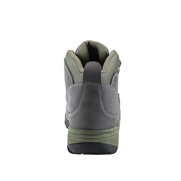 Avenger Safety Footwear Men Aluminum Toe TREK AT, MENS PR, Grey, Green, 8, Wide - A7201-8W