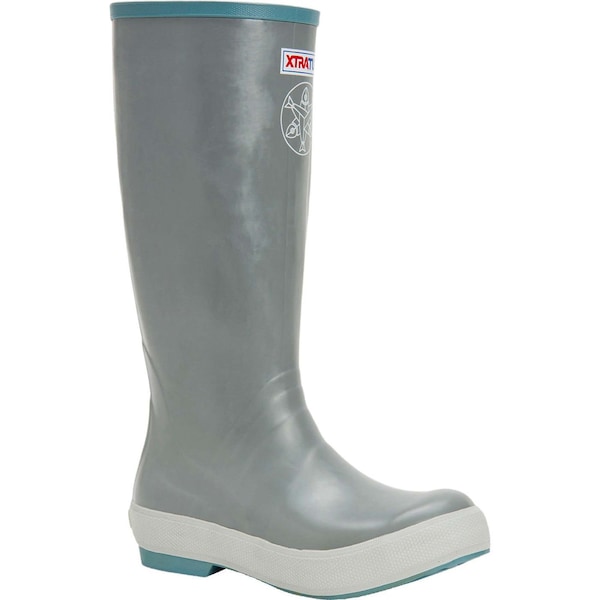 Xtratuf Women's Salmon Sisters Tall Rubber Boots, 15 in Height, Gray, 11 - XWL1SD
