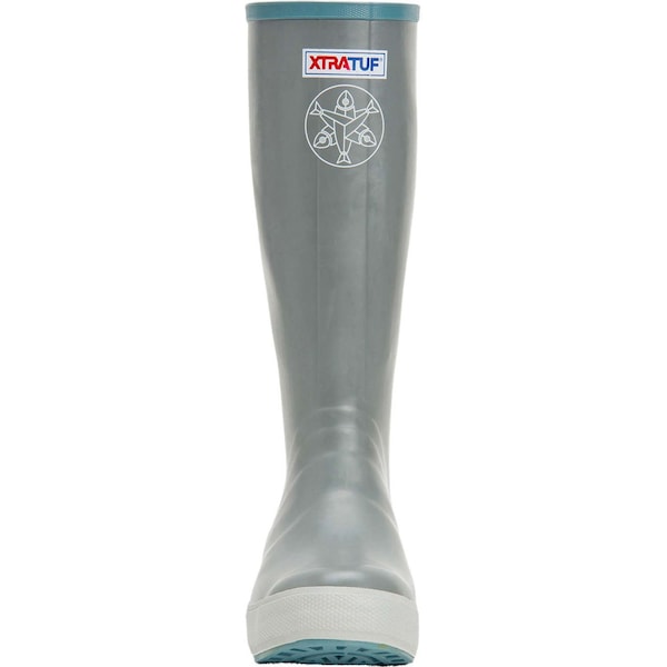 Xtratuf Women's Salmon Sisters Tall Rubber Boots, 15 in Height, Gray, 11 - XWL1SD