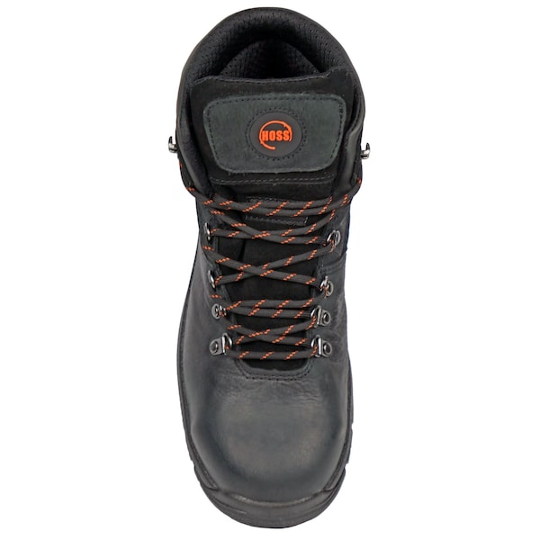 Hoss Boot Co Men's Work Boot, 12 D, Steel Toe, Black, 60122 - 60122