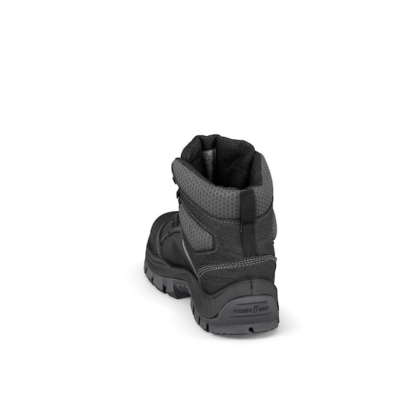 Gaston Mille Men's 6 in Fiberglass Toe Work Boot, Black, 9, W, PHNO3-9 - PHNO3-9