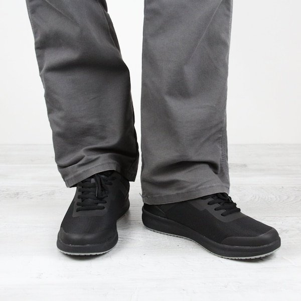 Sanita CONCAVE Men's Sneaker in Black, Size 10.5-11, PR - 204024-002-45