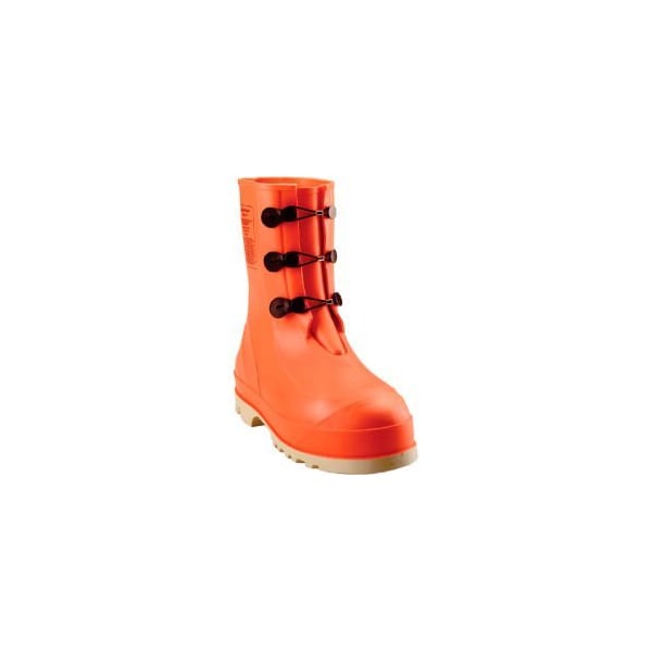 Tingley Men's Mid Rubber Boots, Steel Toe, Orange/Cream, 11 - 82330.11