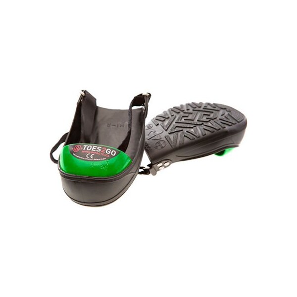 Impacto Impacto TOES2GO Lrg 13-16 Steel Toe Cap, Flexible & Pliable PVC Overshoes, 100% Waterproof - T2GUL