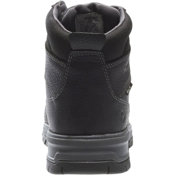 Wolverine Men's 6 in Composite Toe 6-Inch Work Boot, Black, 7 1/2, EW, 10210 - W10210