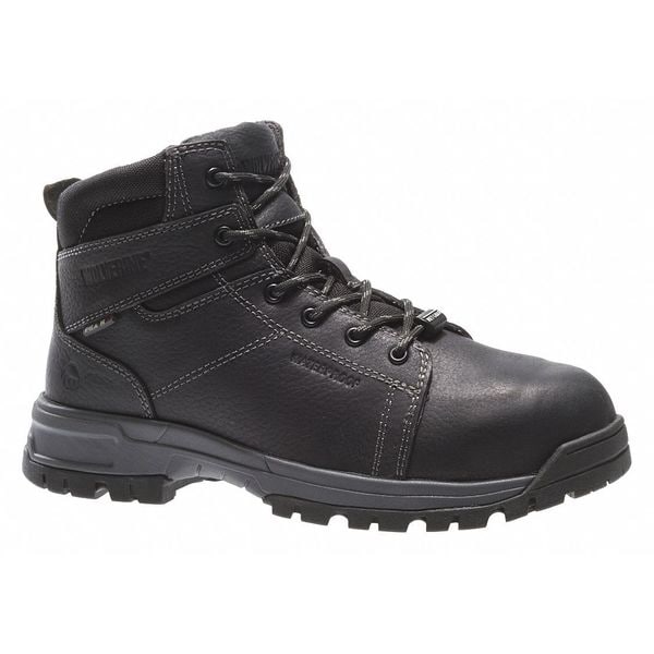 Wolverine Men's 6 in Composite Toe 6-Inch Work Boot, Black, 7 1/2, EW, 10210 - W10210