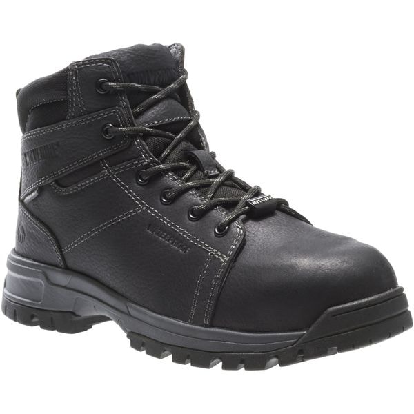 Wolverine Men's 6 in Composite Toe 6-Inch Work Boot, Black, 7 1/2, EW, 10210 - W10210