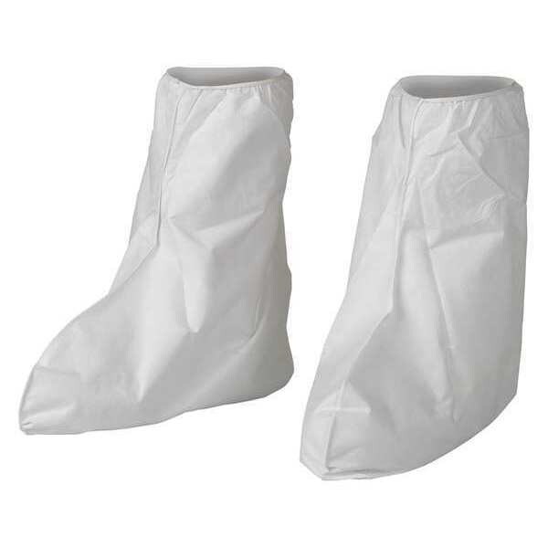 Kleenguard Liq Parti Protect Boot Cover 18 PVC Sole WHT MD/LG 400/Cs - 36779
