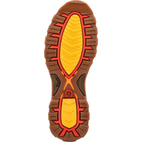 Durango Men's Waterproof Western Work Boot, 10 W, Steel Toe, 11 in H, Coyote Brown, DDB0403 - DDB0403