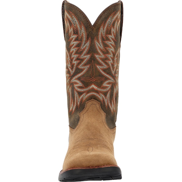 Rocky Men's Western Boot, 11.5 W, 12 in H, Tobacco - RKW0451