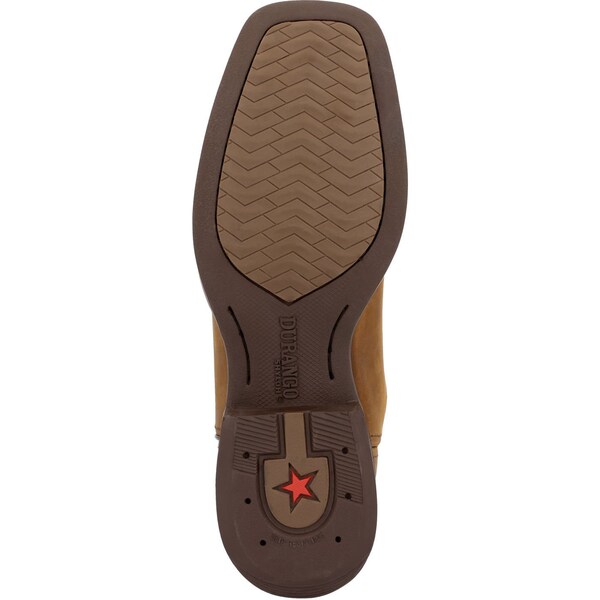 Durango Men's Western Boot, 9 M, Leather, 11 in H, Saddle Brown - DDB0495