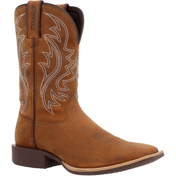 Durango Men's Western Boot, 9 M, Leather, 11 in H, Saddle Brown - DDB0495