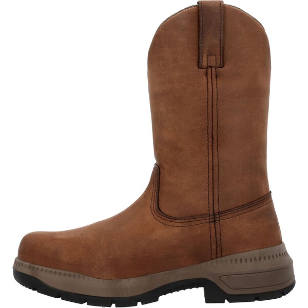 Rocky Worksmart, Men's Work Boot, 8.5 W, 11 in Height, Crazy Horse - RKK0461