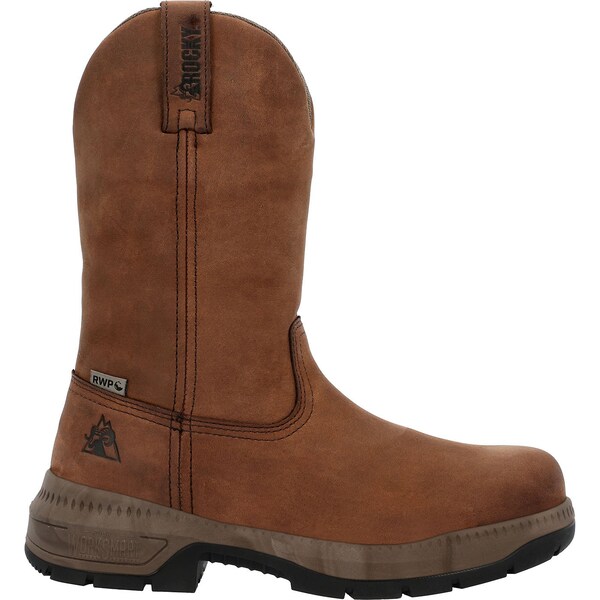 Rocky Worksmart, Men's Work Boot, 8.5 W, 11 in Height, Crazy Horse - RKK0461