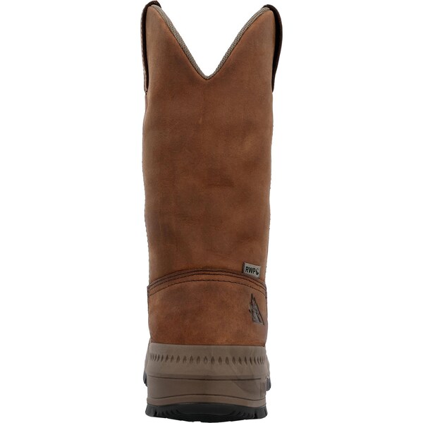 Rocky Worksmart, Men's Work Boot, 8.5 W, 11 in Height, Crazy Horse - RKK0461