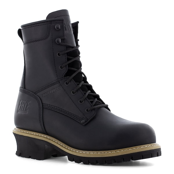 Frye Supply 5 Mens Black Comp Toe 8 in Waterproof L, Black, 10.5M, 12 - FR40201
