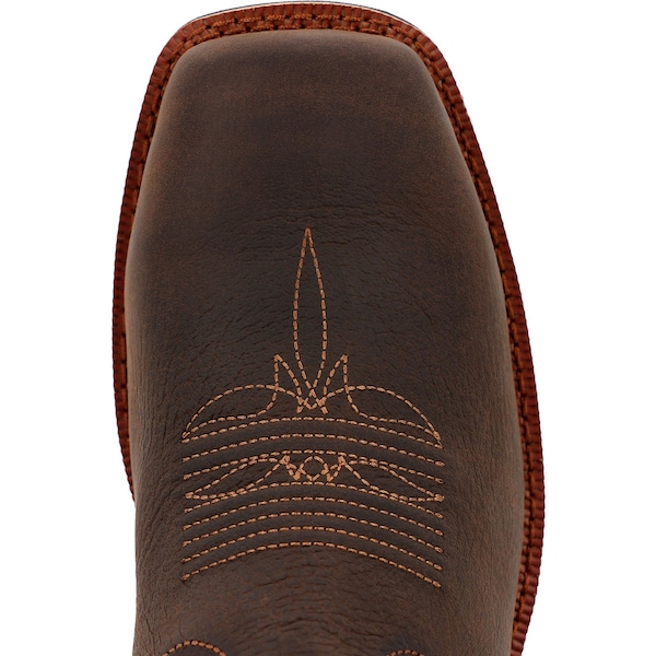 Rocky Women's Western Boot, 10.5 M, Steel Toe Toe, 11 in H, Brown, RKW0443 - RKW0443
