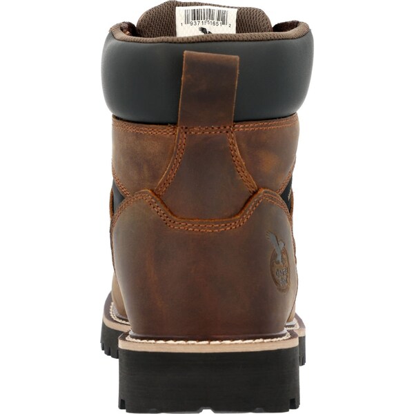Georgia Men's Work Boot, 13 W, Steel Toe Toe, 6 in H, Brown, GB00636 - GB00636