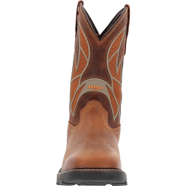 Georgia Carbo-Tec FLX, Men's Work Boot, 12 M, Leather, 11 in Height, Brown - GB00702