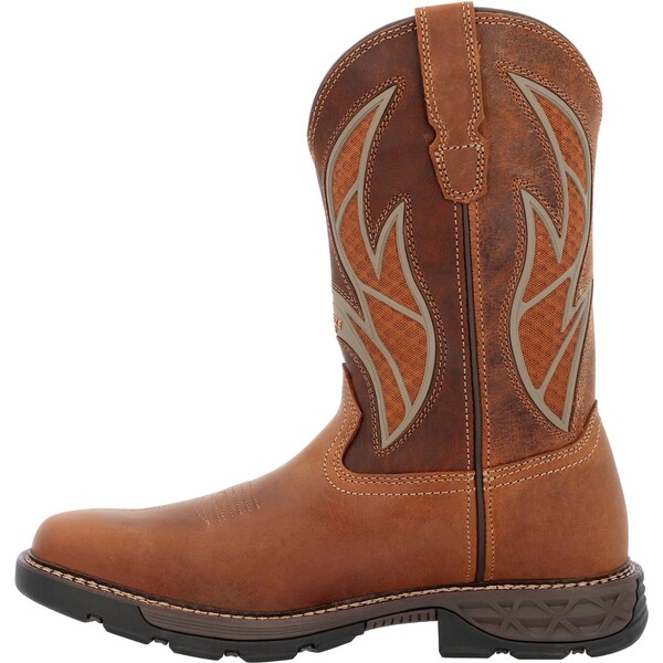 Georgia Carbo-Tec FLX, Men's Work Boot, 12 M, Leather, 11 in Height, Brown - GB00702