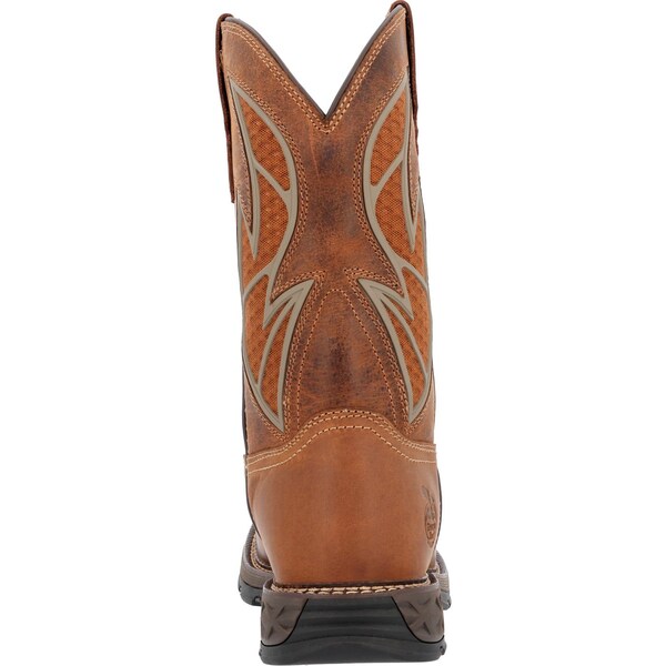 Georgia Carbo-Tec FLX, Men's Work Boot, 12 M, Leather, 11 in Height, Brown - GB00702