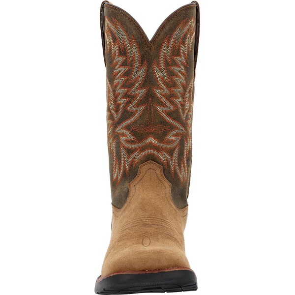 Rocky Rocky Bronco, Men's 12 in Nano Composite Toe Toe Western Boot, Tobacco, 11.5, M, RKW0452 - RKW0452
