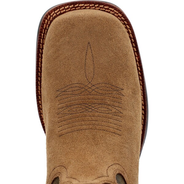 Rocky Rocky Bronco, Men's 12 in Nano Composite Toe Toe Western Boot, Tobacco, 11.5, M, RKW0452 - RKW0452
