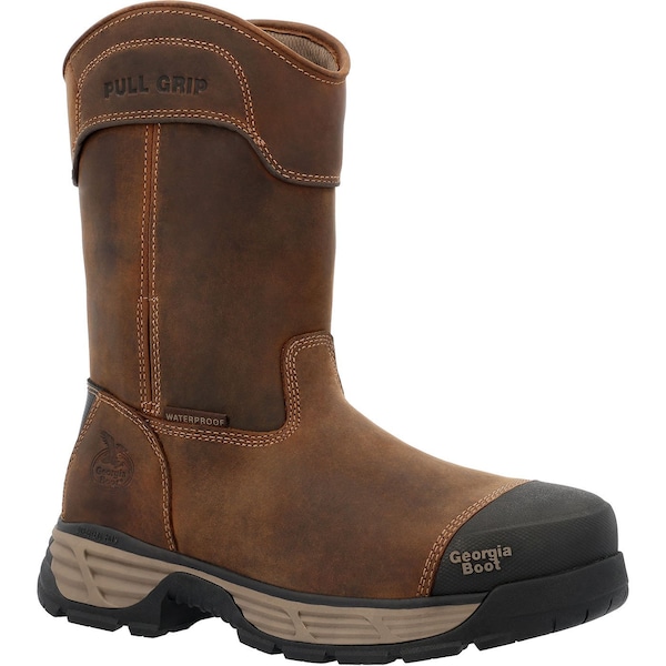Georgia DuraBlend Edge, Men's 10 in Alloy Toe Toe Work Boot, Brown, 9.5, M, GB00664 - GB00664